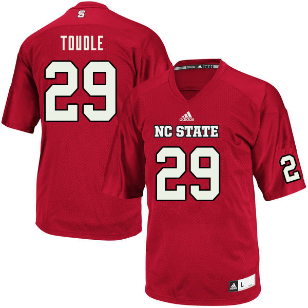 Men #29 Christopher Toudle NC State Wolfpack College Football Jerseys Sale-Red